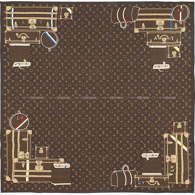 LOUIS VUITTON ルイ・ヴィトン ''カレ モノグラム トランク'' スカーフ