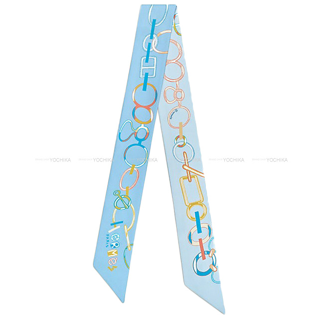 HERMES　エルメス　ツイリー　ド・レ・ブックル　スカーフ　刺繍　23SSMmMラインナップ