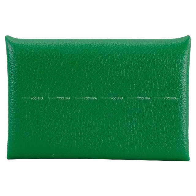 HERMES エルメス カードケース カルヴィ カクタス エバーカラー(エヴァーカラー) シルバー金具 B刻印 新品